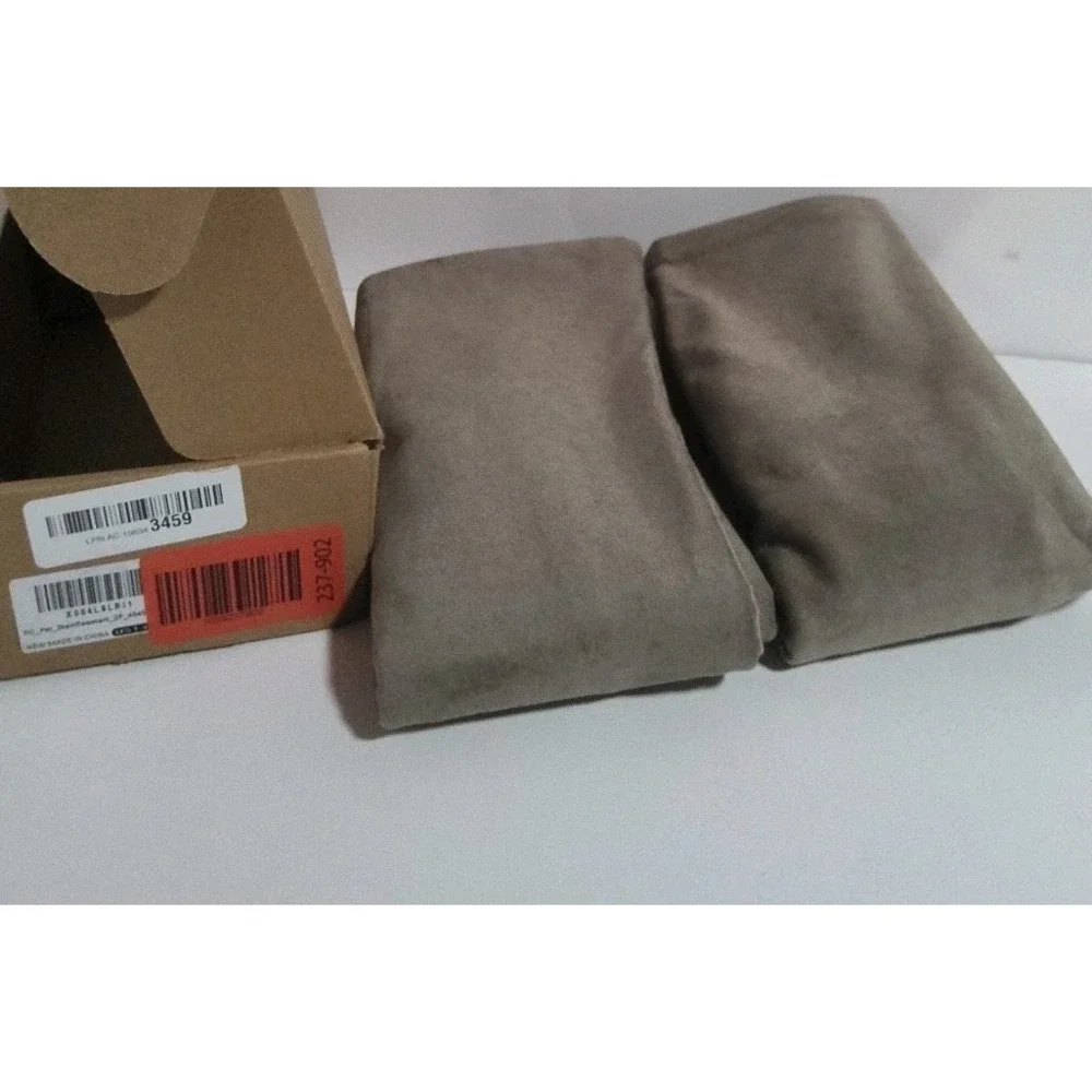2 Pack 18x18 Dark Brown Throw Pillow Covers Waterproof Pet-Friendly Stain Resist